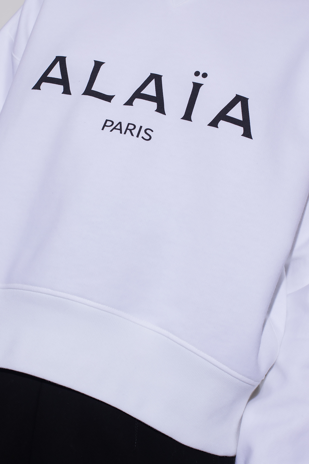 Alaïa Sweatshirt with logo | SchaferandweinerShops | Women's